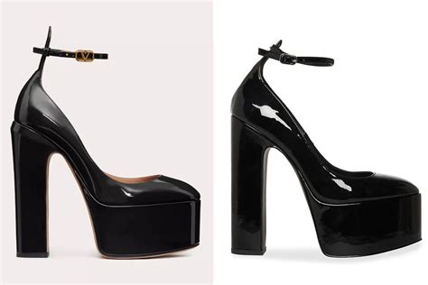 valentino platform heels dupe